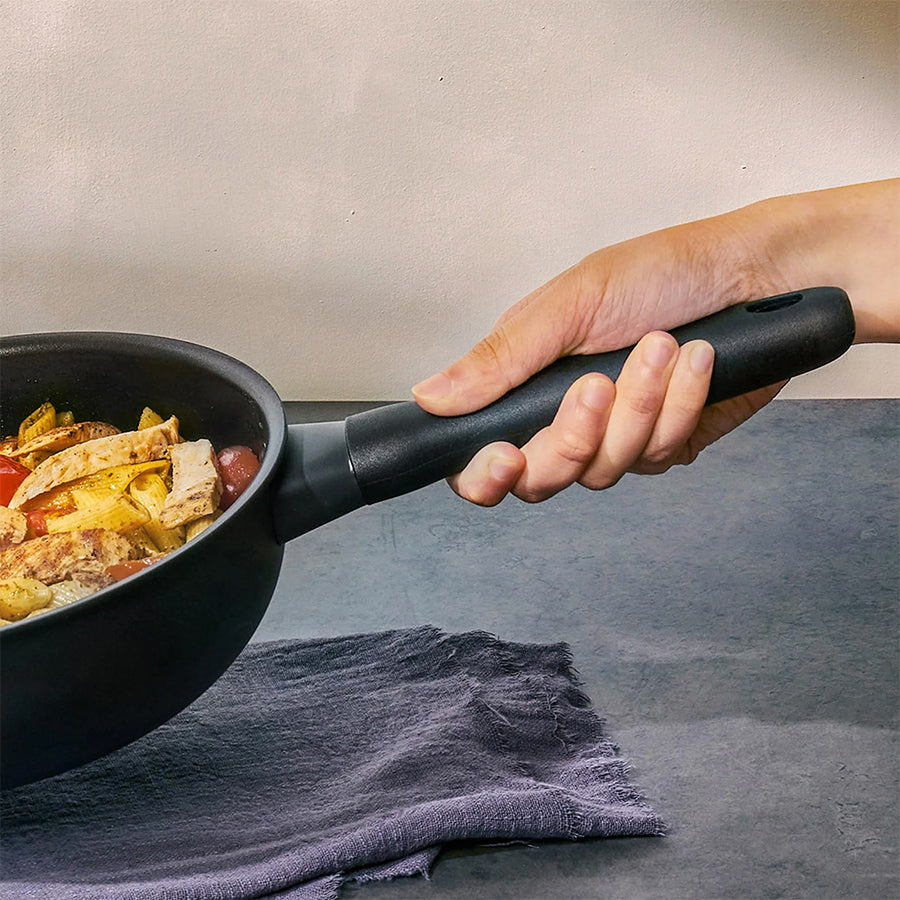 Meyer Midnight Induction Nonstick Frying Pan (28cm) No PFOA Black - Adamhnk