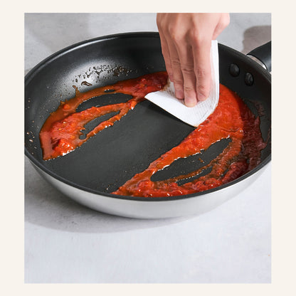 Meyer Luna SS Stainless Steel Induction Nonstick Wok Pan (28cm) No PFOA Silver