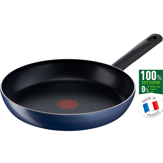 Tefal Moment Titanium Nonstick Frying Pan (28cm) Dishwasher Oven Safe No PFOA Blue