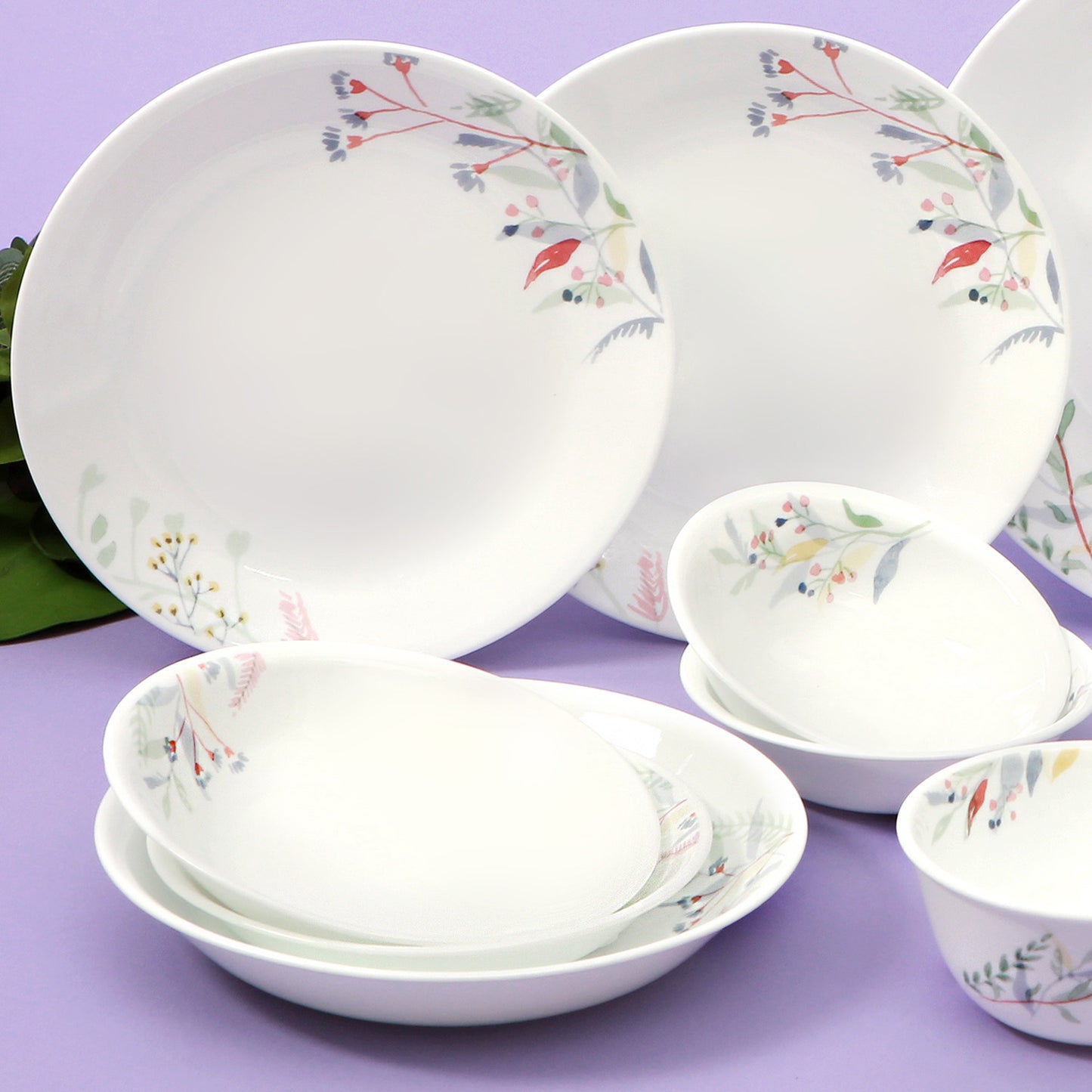 Corelle Monteverde San Jose 14p Glass Dinnerware Set Dishwasher Oven Safe