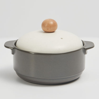 MOON POT Nonstick Heat-Resisting Stewpot (14cm) No Crack Dishwasher Oven Safe No PFOA - 라씨에뜨 문팟 뚝배기 14cm - adamhnk