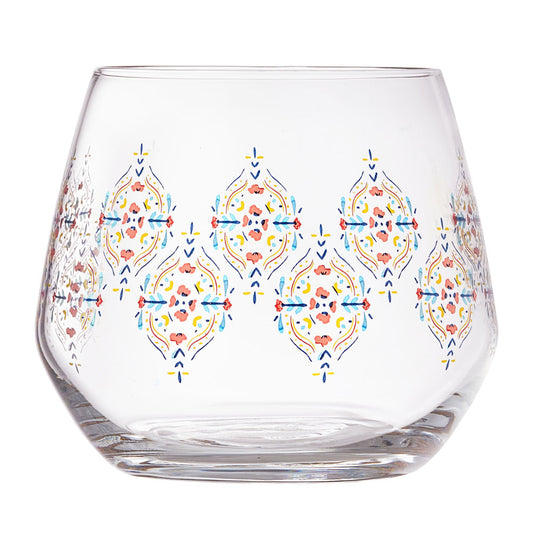 Navajo Pink Whiskey (345ml) Glass Cup - 라씨에뜨 나바호핑크 언더345ml - adamhnk