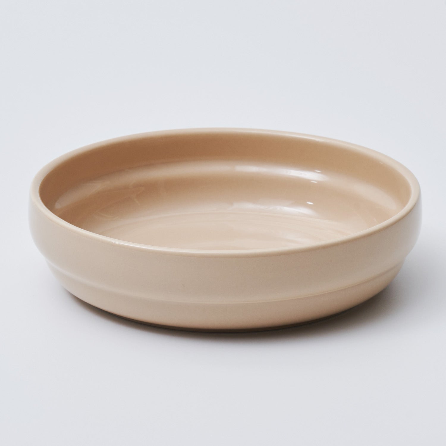 NUBE Ceramic Middle Low Bowl Dishwasher Safe Yellow - 라씨에뜨 누베 찬기중 옐로우 - adamhnk