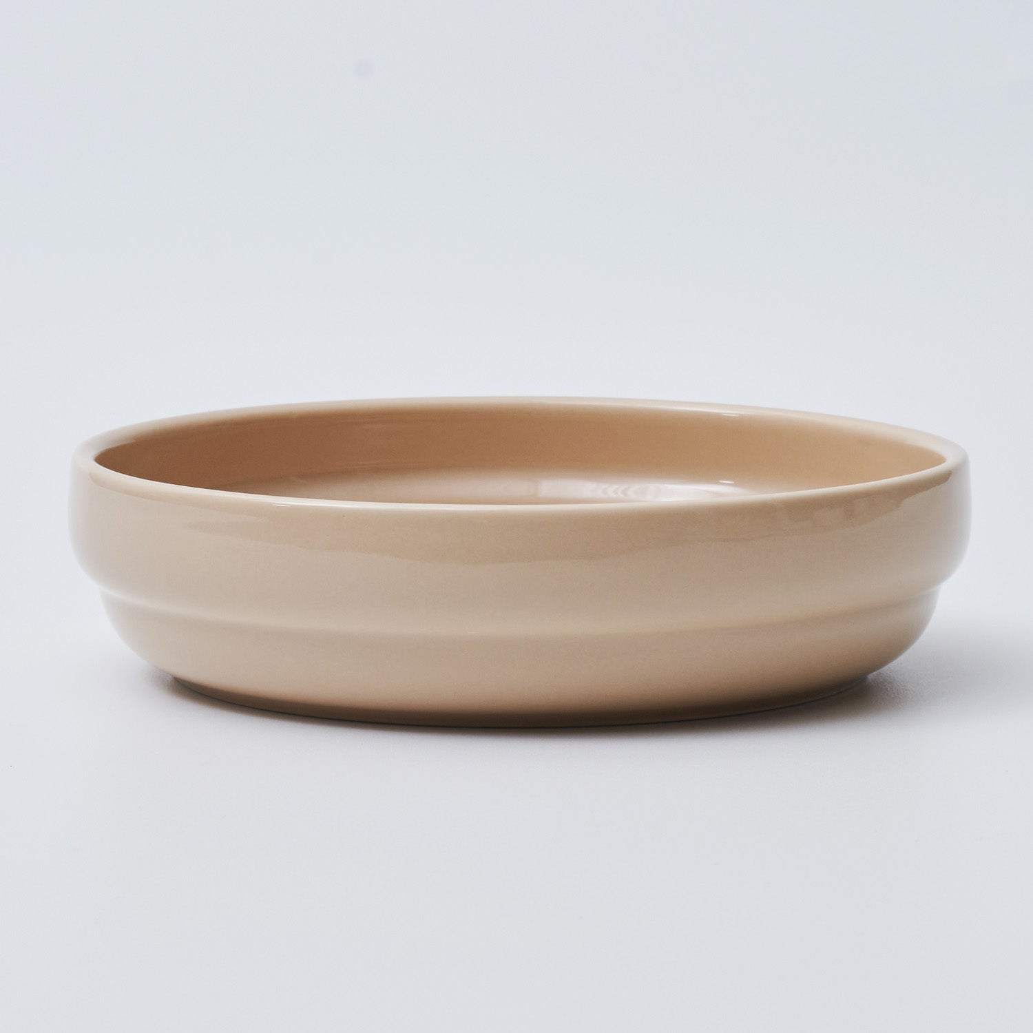 NUBE Ceramic Middle Low Bowl Dishwasher Safe Yellow - 라씨에뜨 누베 찬기중 옐로우 - adamhnk