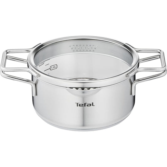 TEFAL NORDICA Stainless steel Induction Stew Pot (18cm, 2.2L) + lid