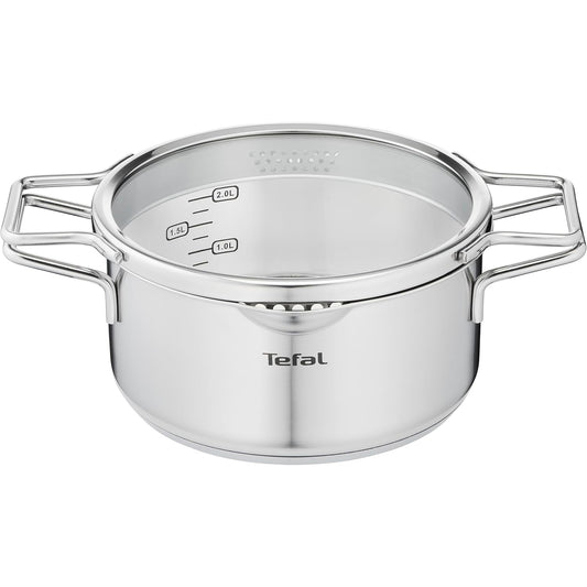 TEFAL NORDICA Stainless steel Induction Stew Pot (20cm, 2.7L) + lid