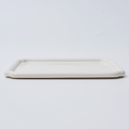 NUBE Ceramic Large Plate Dishwasher Oven Safe White