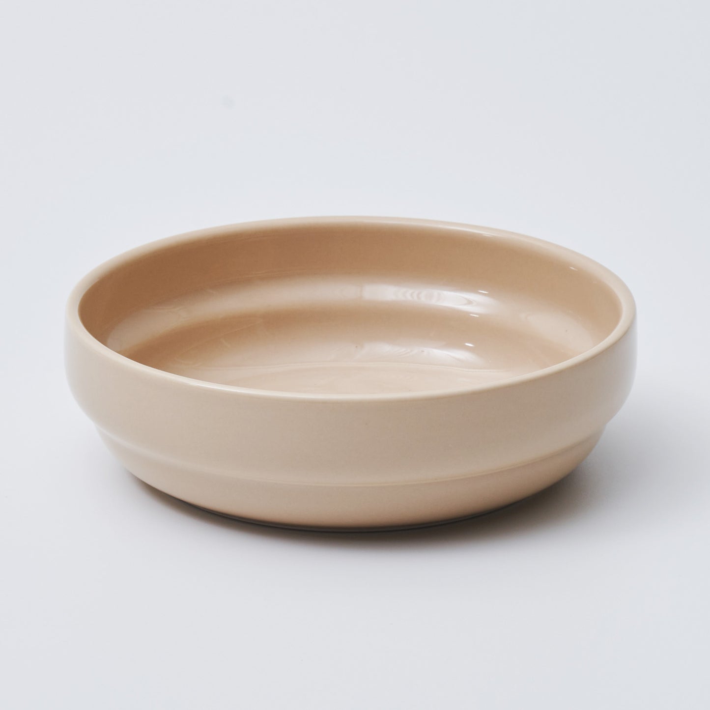 NUBE Ceramic Small Low Bowl Dishwasher Safe Yellow - 라씨에뜨 누베 찬기소 옐로우 - adamhnk