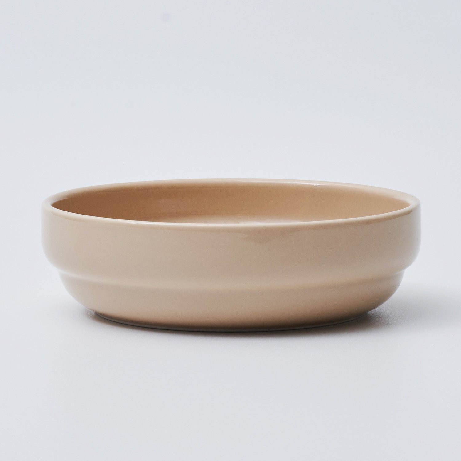 NUBE Ceramic Small Low Bowl Dishwasher Safe Yellow - 라씨에뜨 누베 찬기소 옐로우 - adamhnk