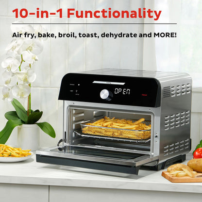 Instant Omni Plus (18L) 10-In-1 Air Fryer Toaster Oven 1800W Black