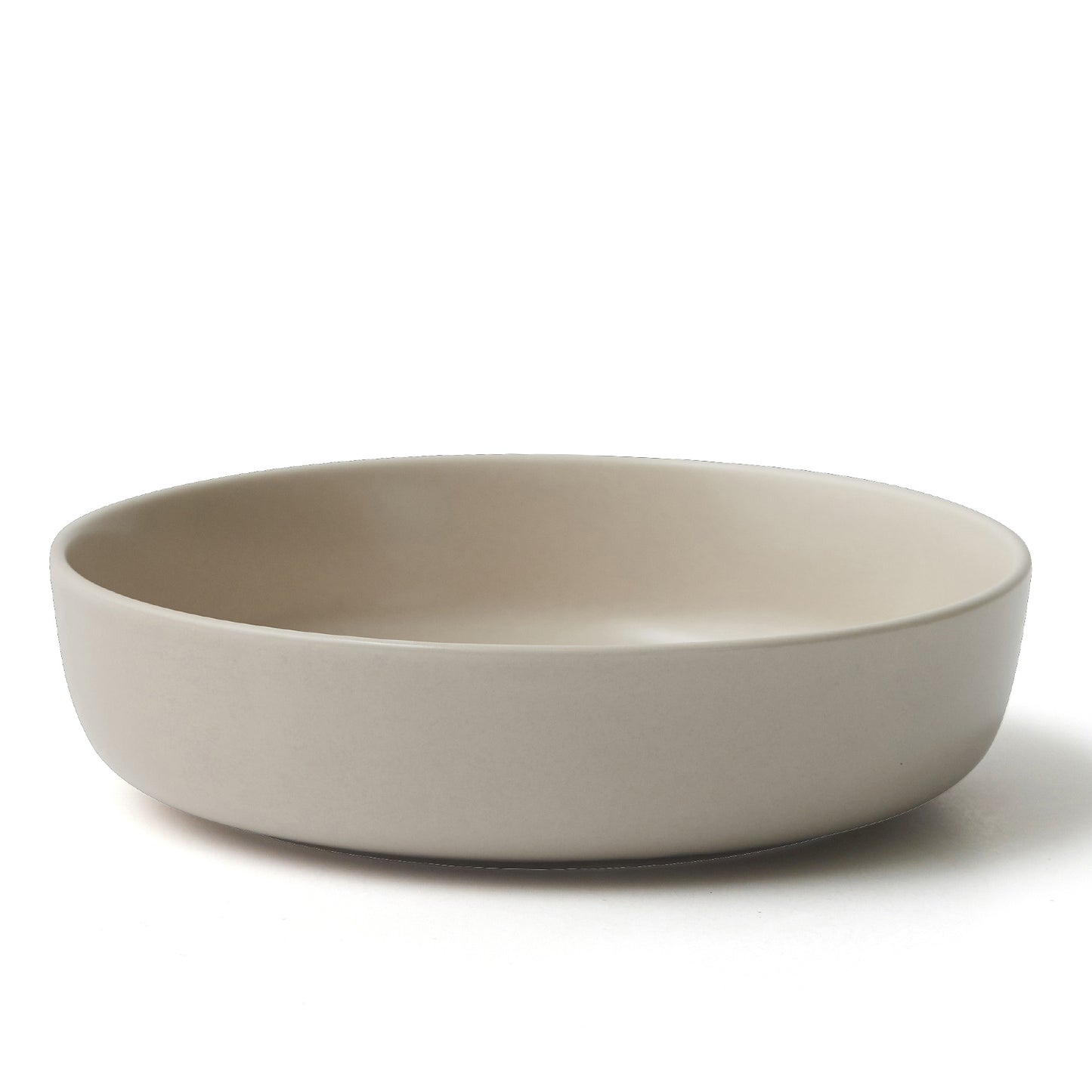 ONBAN Ceramic Low Bowl Dishwasher Oven Safe Beige