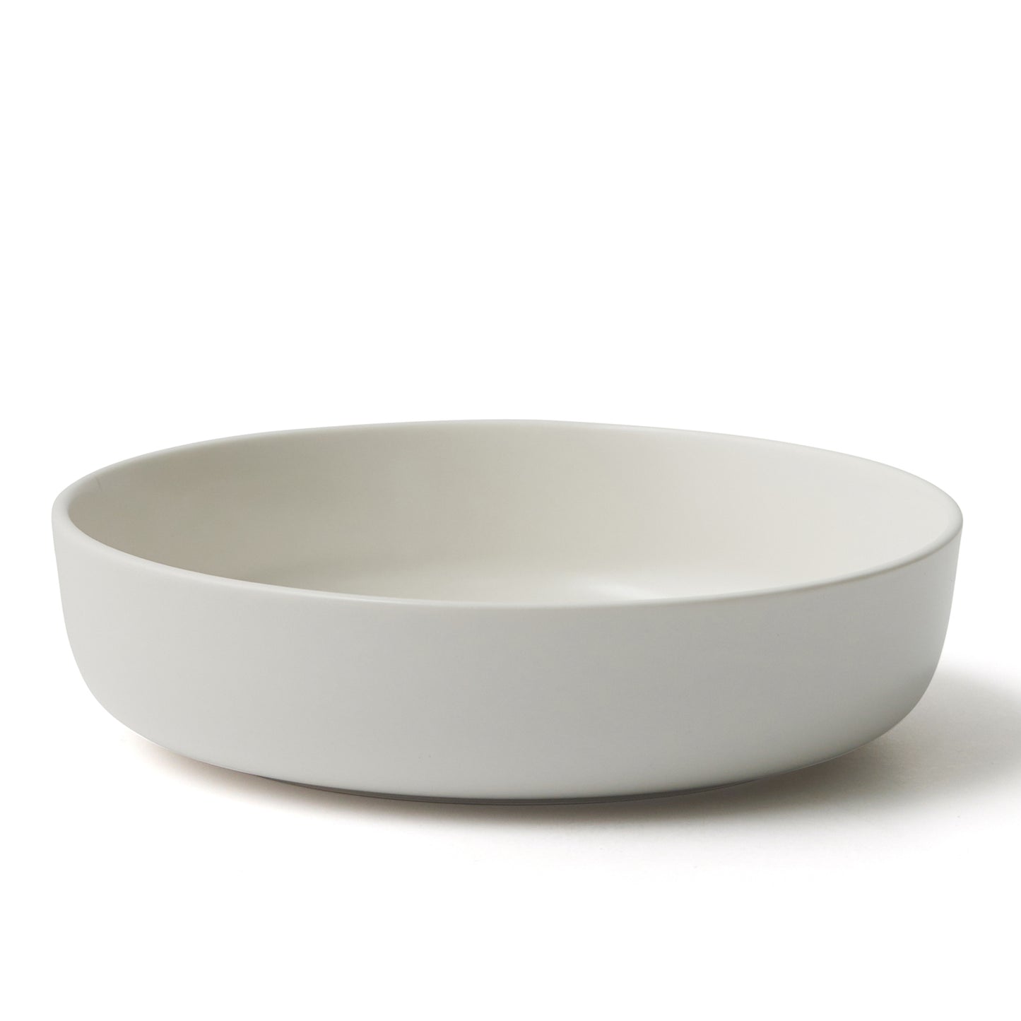 ONBAN Ceramic Low Bowl Dishwasher Oven Safe White