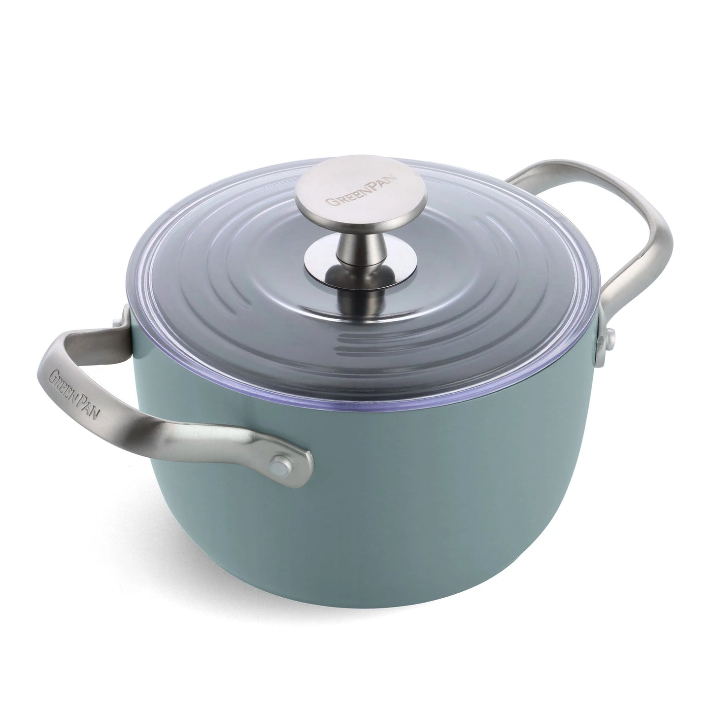 GREENPAN Induction Stewpot Rice and Grains Cooker (16.5cm, 1.8L) Dishwasher Oven Safe PFAS-Free Blue