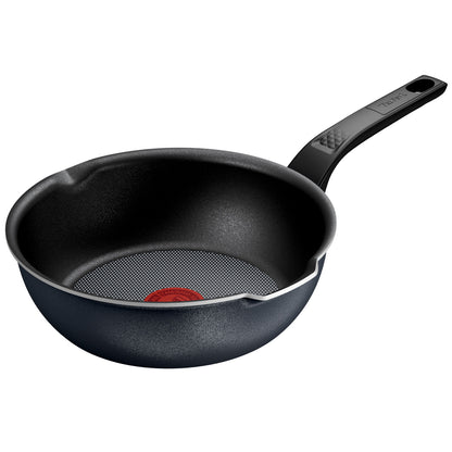 Tefal Pure Grey Titanium Coating Deep Frying Pan (22cm) Dishwasher Oven Safe No PFOA