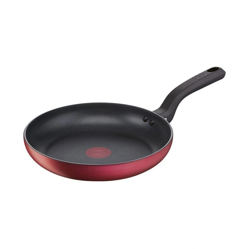 Tefal Red Delight Induction Frying Pan 2p (24cm + 28cm) Dishwasher Oven Safe No PFOA Red