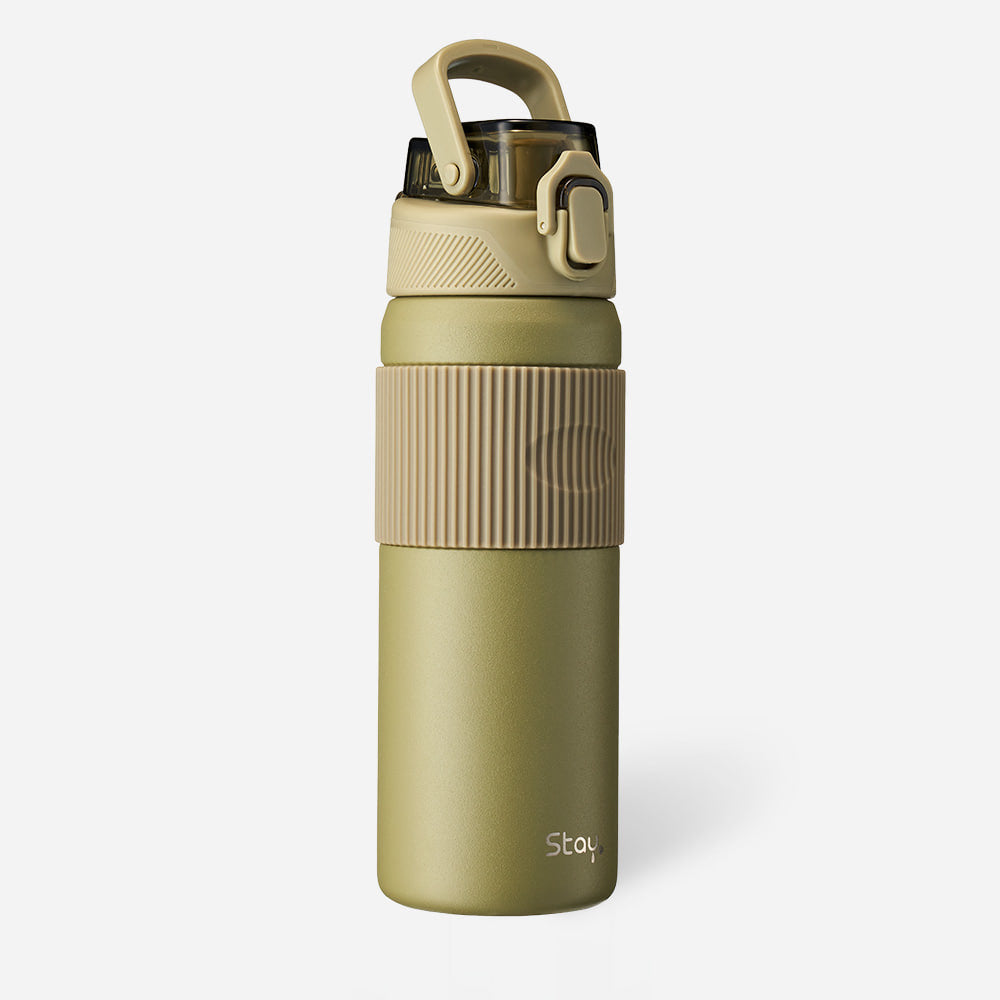 Spoholic Mug Tumbler (590ml) with Tea infuser BPA Free Olive