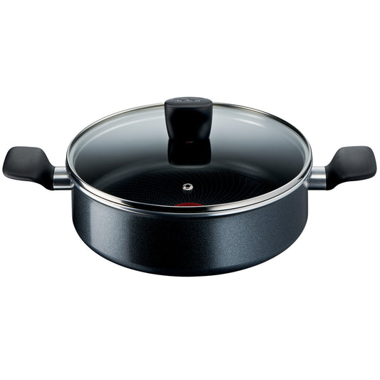 Tefal START'EASY Titanium Induction Nonstick Saute Pan (24cm) Dishwasher Oven Safe No PFOA Black