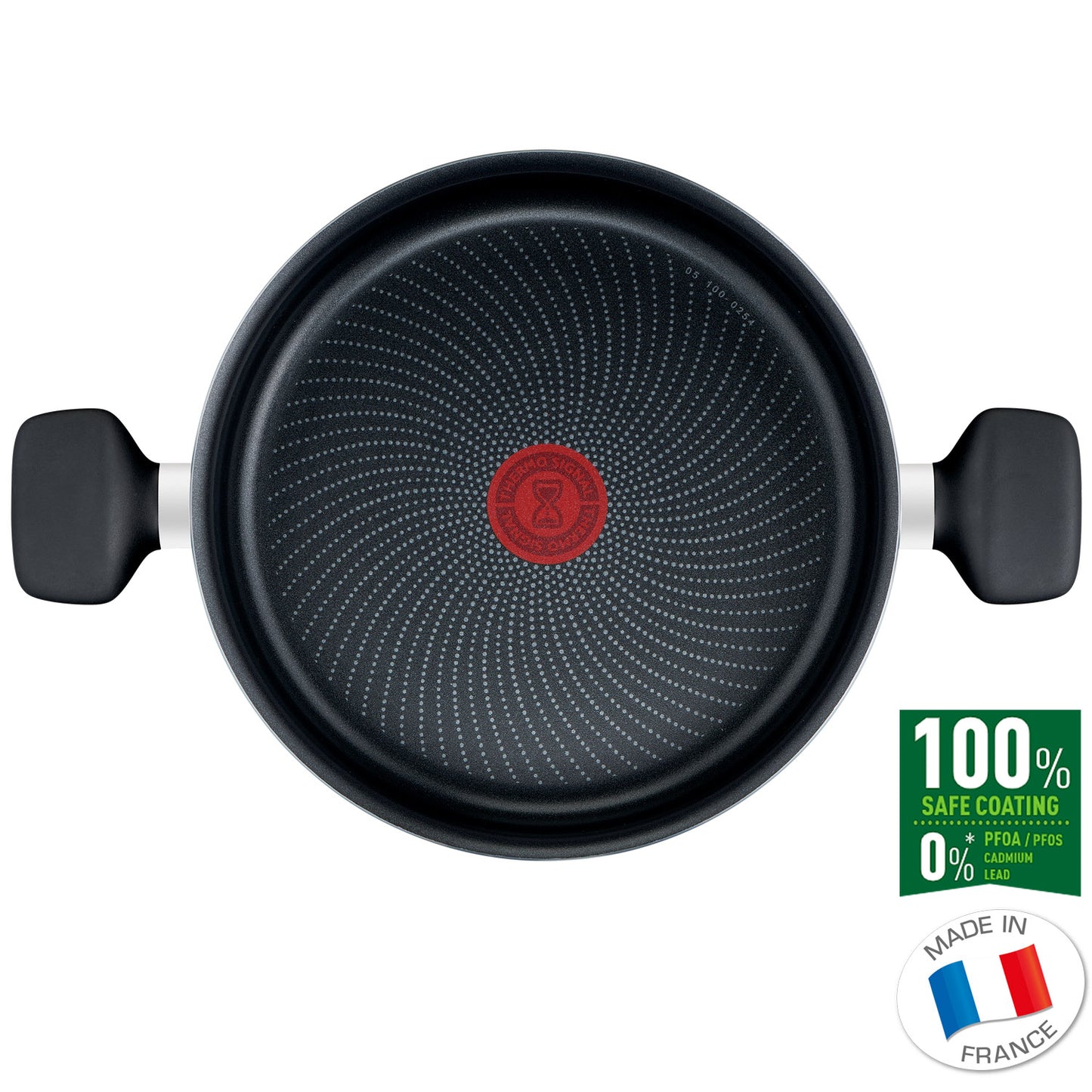 Tefal START'EASY Titanium Induction Nonstick Stew Pot (20cm, 2.7L) Dishwasher Oven Safe No PFOA Black