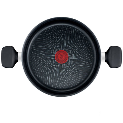 Tefal START'EASY Titanium Induction Nonstick Saute Pan (24cm) Dishwasher Oven Safe No PFOA Black