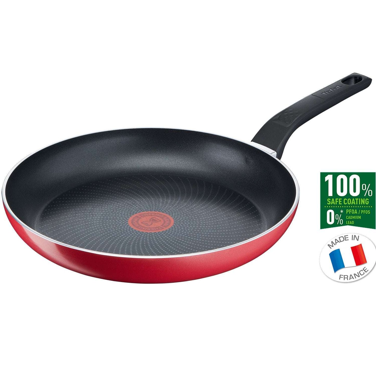 Tefal Start & Cook Induction Frying Pan (30cm) Dishwasher Oven Safe No PFOA Red