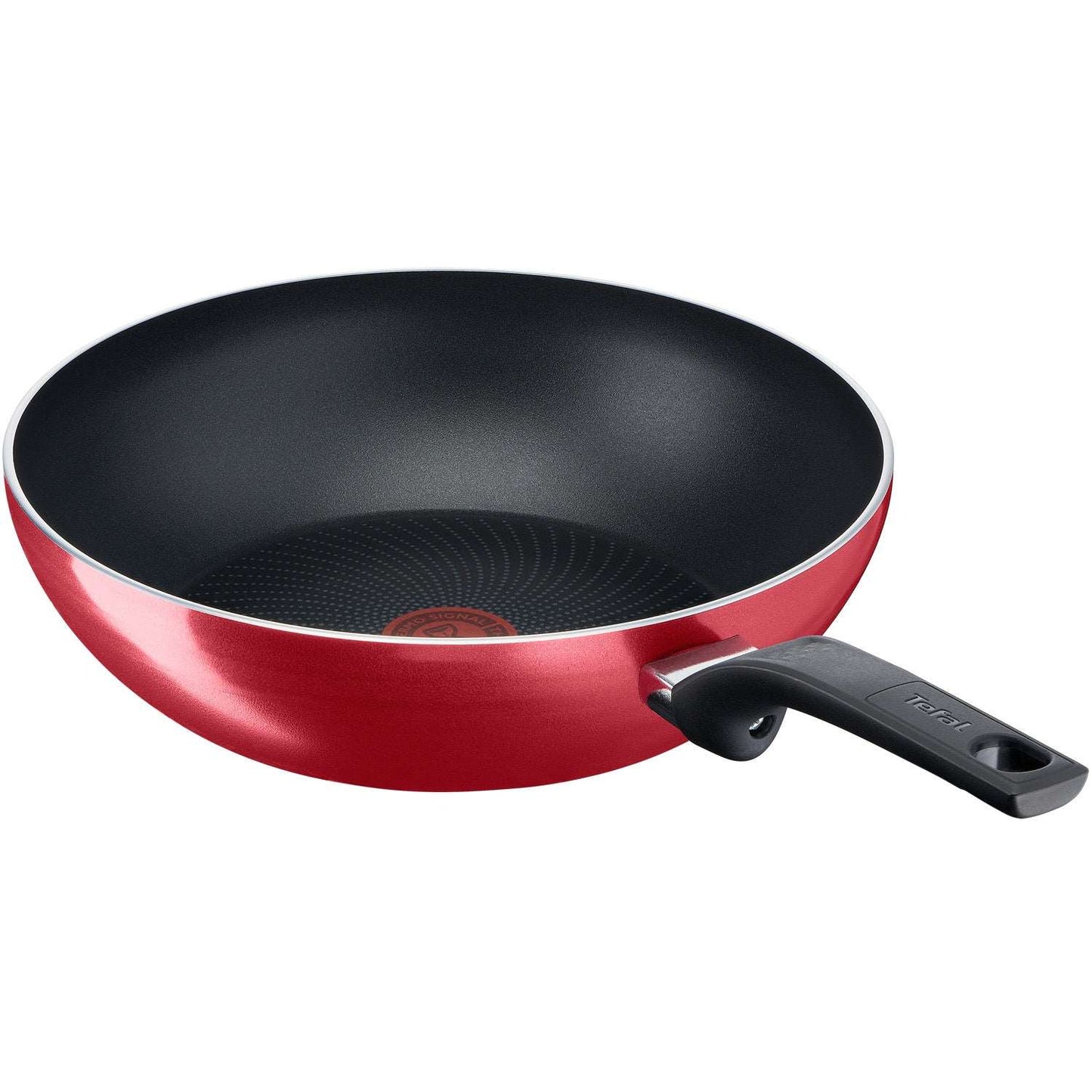 Tefal Start & Cook Induction Wok Pan (28cm) Dishwasher Oven Safe No PFOA Red