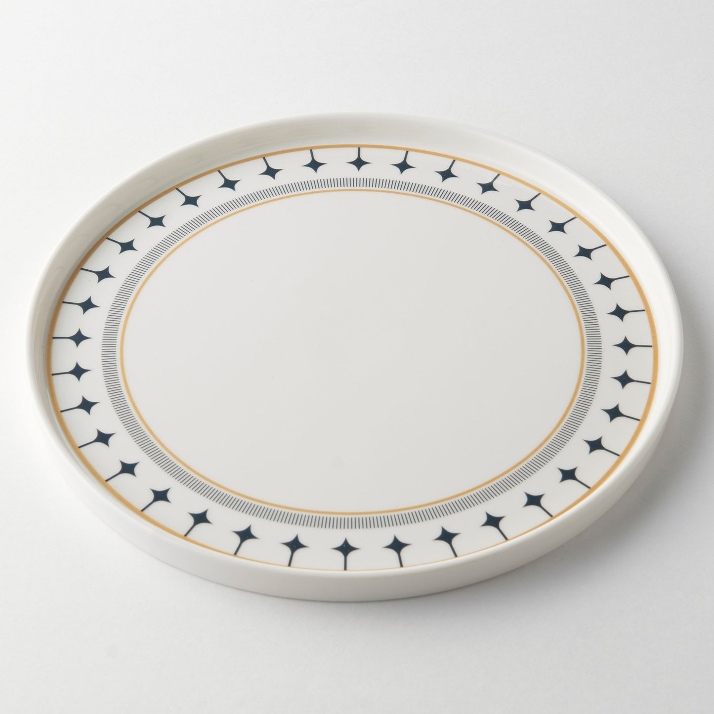 STELLAR Ceramic Round Large Plate Dinnerware No PFOA White