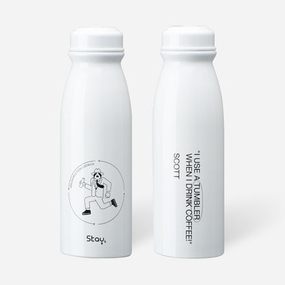 Superfiction Special Edition Mug Tumbler (450ml) BPA Free White