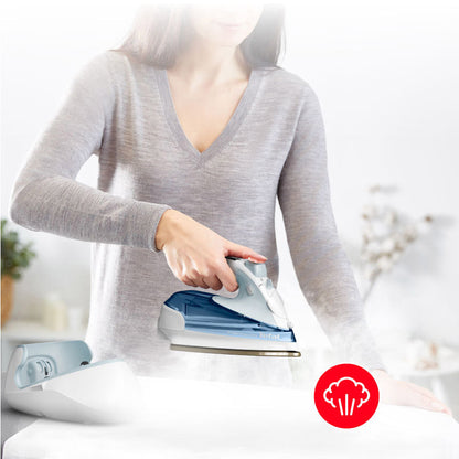 TEFAL FV6230 FREEMOVE MINI Fast & Easy Cordless Steam Iron 1350W White