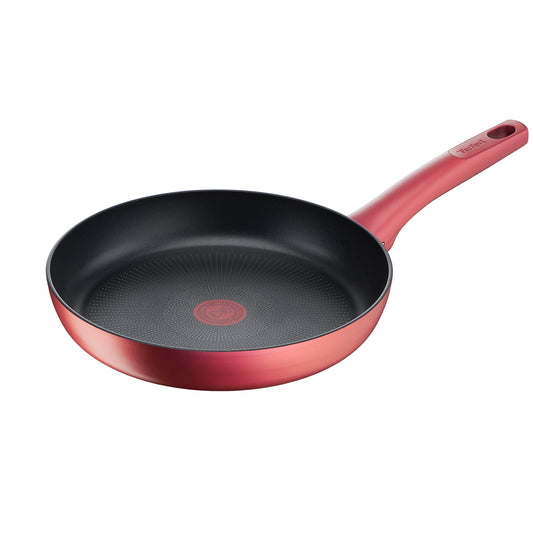 Tefal Perfect Cook Induction Titanium Nonstick Frying Pan (24cm) Dishwasher Oven Safe No PFOA Red