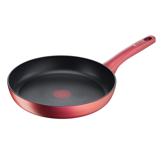 Tefal Perfect Cook Induction Titanium Nonstick Frying Pan (28cm) Dishwasher Oven Safe No PFOA Red