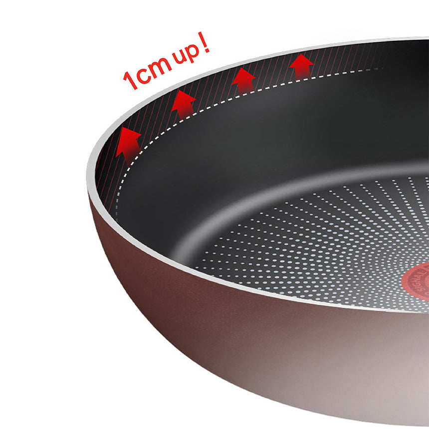 Tefal New Chef Touch Induction Wok Pan (28cm) Dishwasher Oven Safe No PFOA Brown