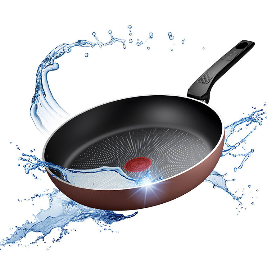 Tefal New Chef Touch Induction Wok Pan (28cm) Dishwasher Oven Safe No PFOA Brown