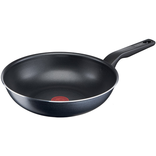 Tefal XL Force Titanium Nonstick Wok Pan (28cm) Dishwasher Oven Safe No PFOA Grey