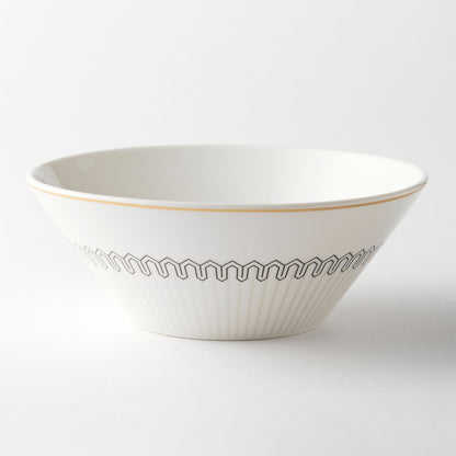 TONICA Ceramic Noodle Bowl Dinnerware No PFOA White