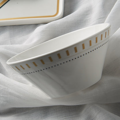 TONICA Ceramic Soup Bowl Dinnerware No PFOA White
